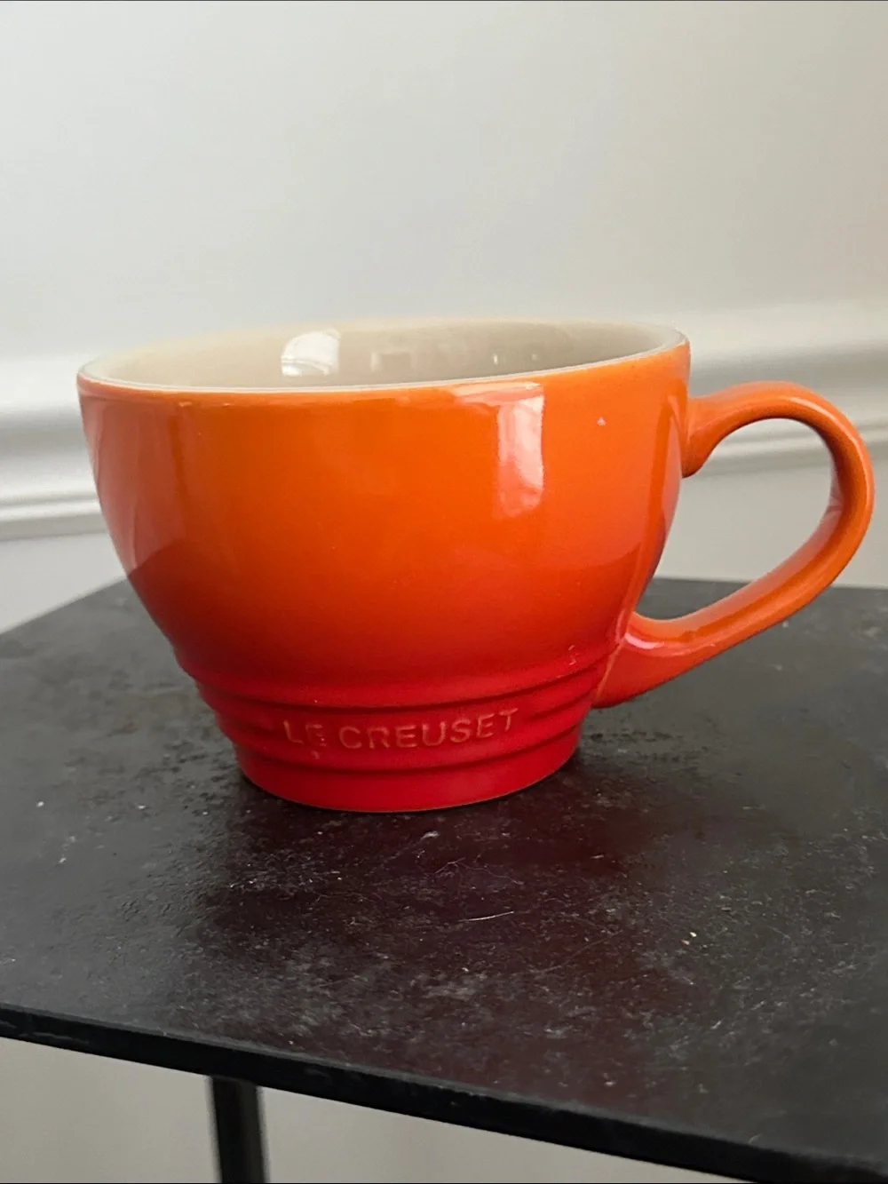 Le Creuset Orange to Red Ombre Stoneware Mug